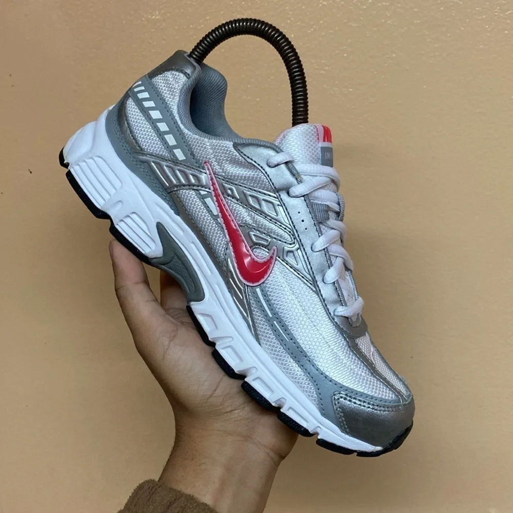 Nike Initiator Women’s Running Sneakers “White Metallic Silver Pink”